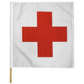 30" x 30" Ambulance On Track Nylon Auto Racing Flag